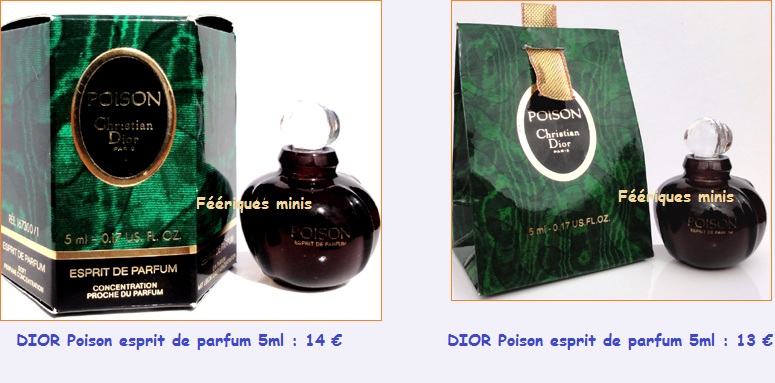 DIOR poison 2 boitages