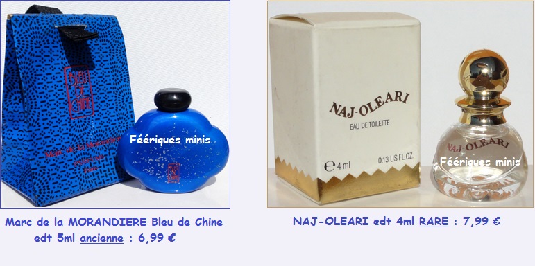 M de la MORANDIERE Bleu de Chine et NAJ OEARI doré