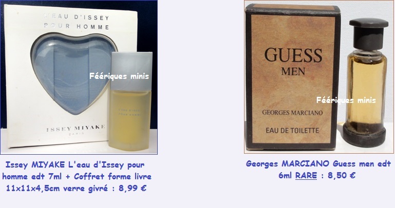 MIYAKE L`eau d`Issey et MARCIANO Guess