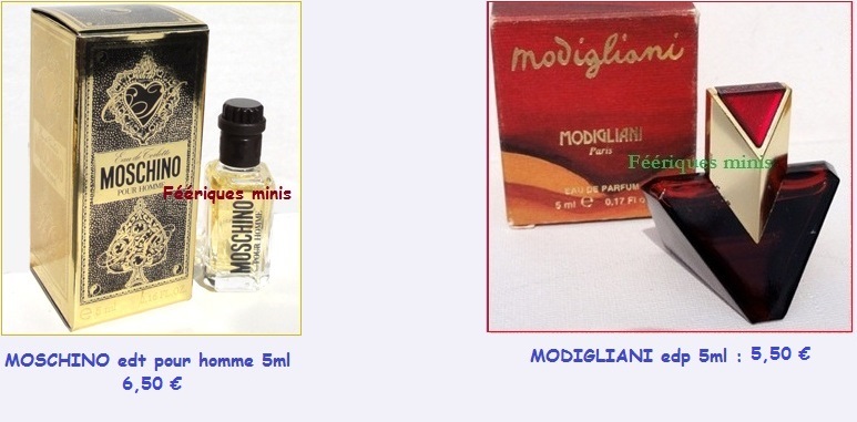 MOSCHINO homme et MODIGLIANI