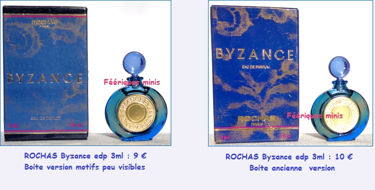 ROCHAS Byzance 2 versions