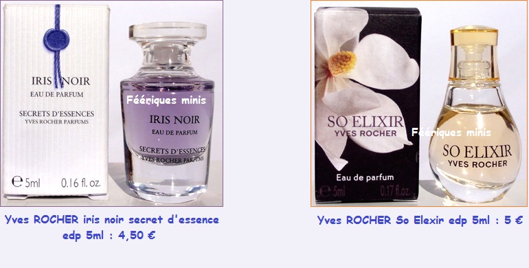 ROCHER iris noir et So elexir